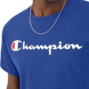 Champion Royal Blue Tee with Logo